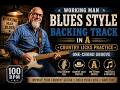 Working Man Blues Style Backing Track in A – Country Licks Practice (One‑Chord Groove)