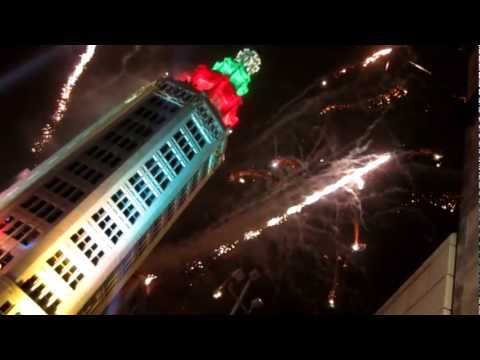 New Year's Ball Drop @ Electric Tower, Buffalo, NY...