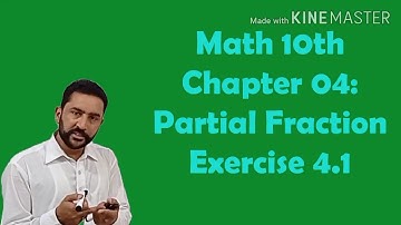 AJK Board 10th Class Math Chapter 4 Exercise 4.1