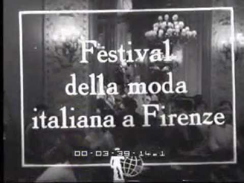 Festival della moda italiana a Firenze.. La Settimana Incom 00626 (1951)