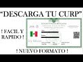 Como Descargar la CURP por Internet GRATIS 2019 | ACTUALIZADO