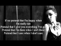 Tinashe feat. A$AP Rocky - Pretend Lyrics HD