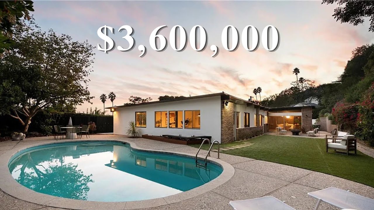 Mid-Century Modern Masterpiece in Hollywood Hills! | 1957 Schustack Residence by Howard Lane