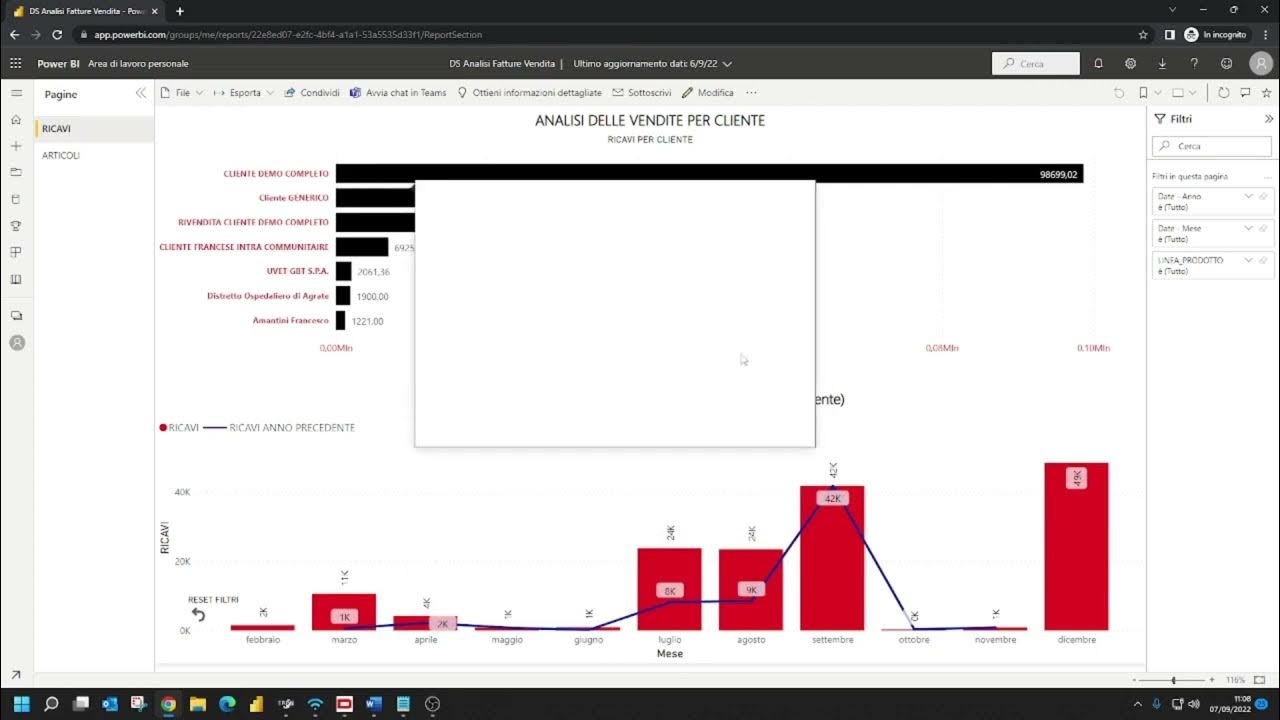 Demo Power Bi - Utilizzo Analisi Vendite - YouTube