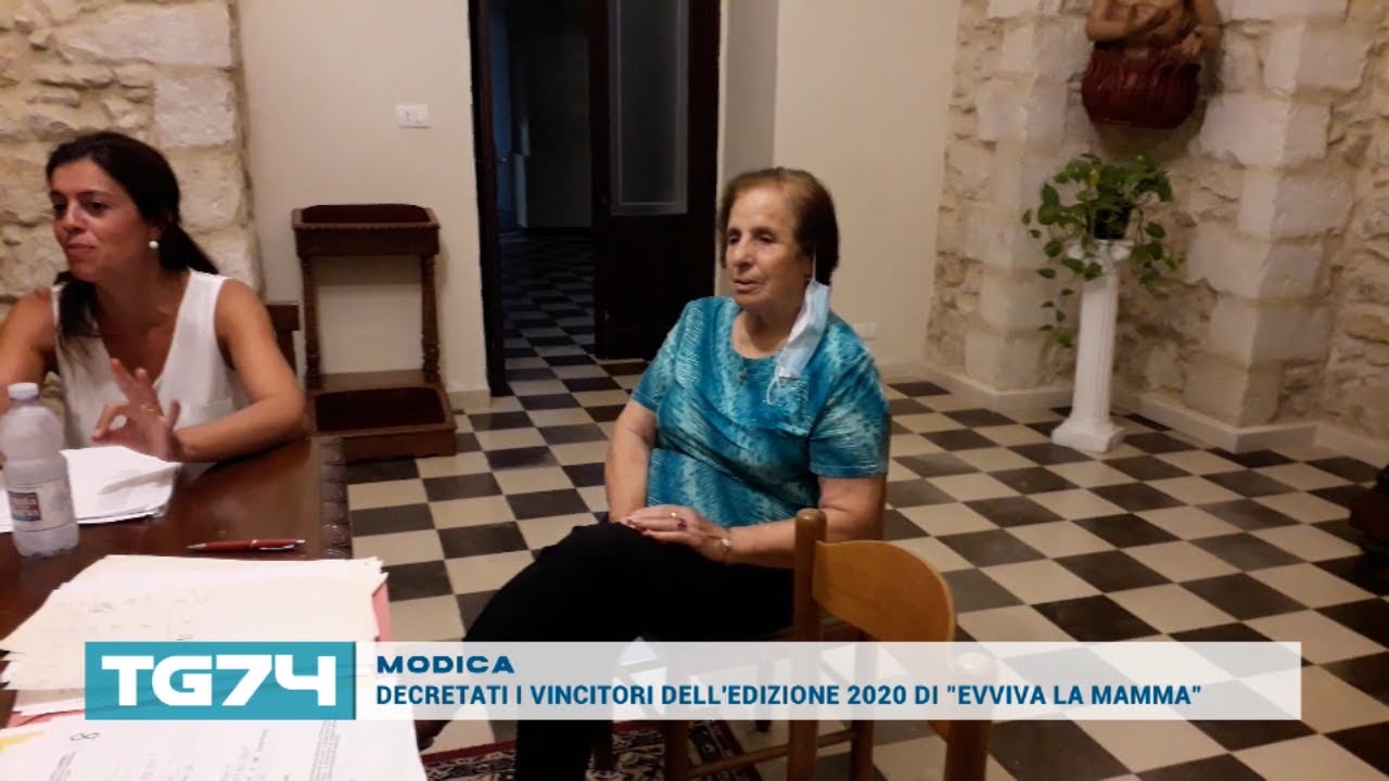 MODICA DECRETATI I VINCITORI DELL EDIZIONE 2020 DI EVVIVA LA MAMMA 