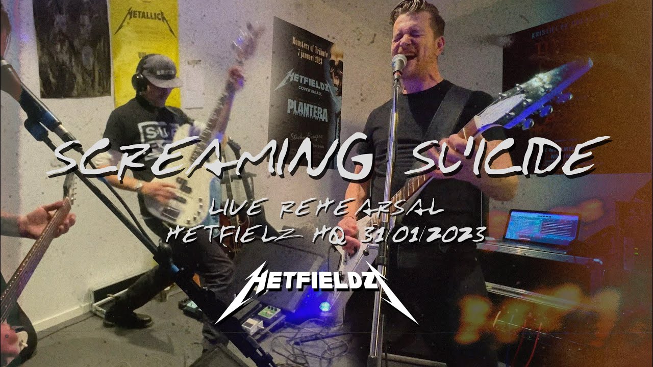 Hetfieldz: Screaming Suicide, Metallica (Live full band cover - January 31, 2023)
