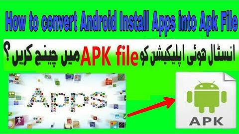 How to convert installed apps into apk file||backup installed apps||app into apk||by Chota Engineer