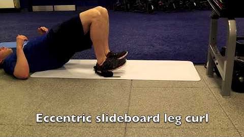 Slideboard leg curl progressions