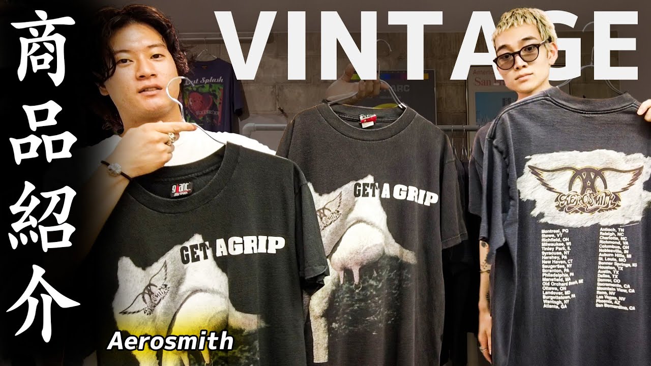 キムタク　私物　vintage aerosmit tour 88 tシャツ キムタク 私物 vintage aerosmit tour 88 tシャツ 【公式通販】