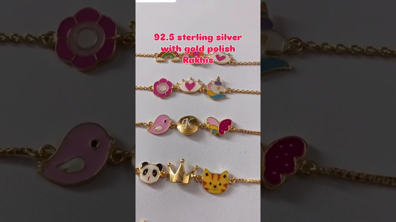 Silver Baby Rakhi Bracelet – 1st B'day & Newborn Gift