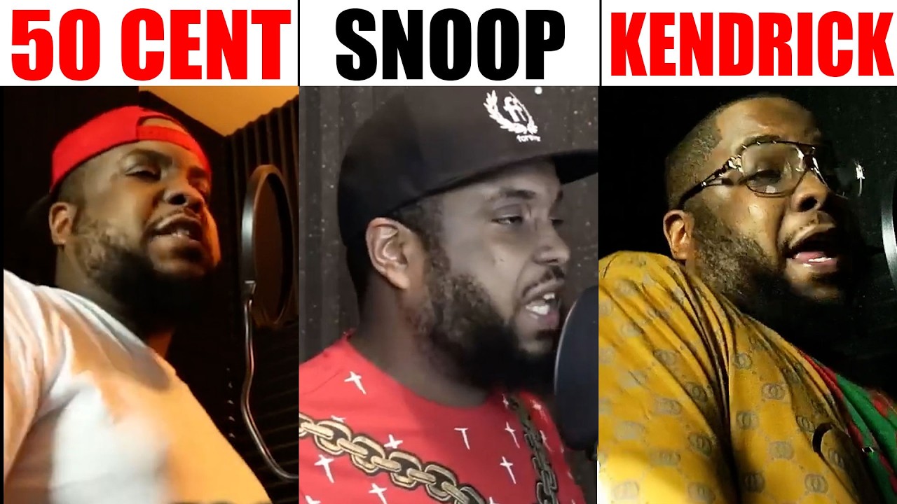 I Rapped As 30 Legendary Rappers (Kendrick, 50 Cent, Snoop, Jay Z ...