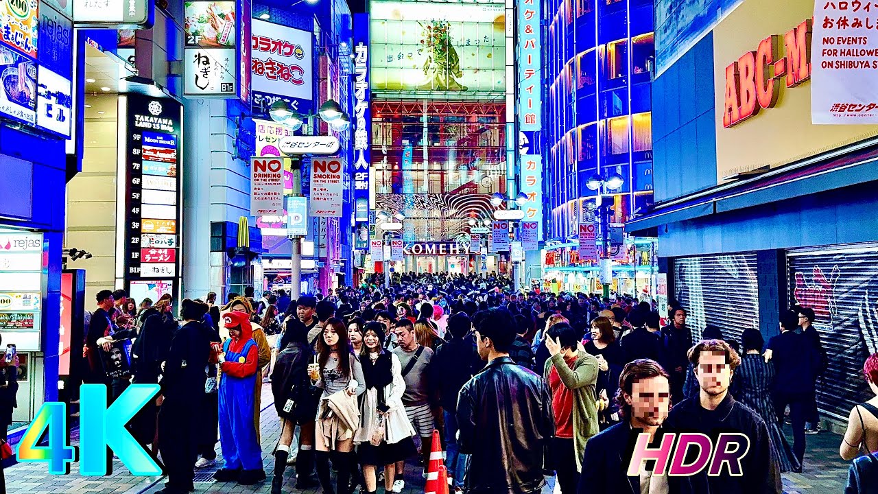 Japan: Shibuya Halloween Night 2024, a frame from the walk