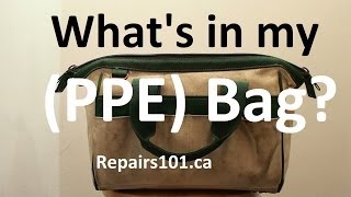 What's in my (PPE) bag? Heavy Duty Marine Mechanic's Personal Protective Equipment