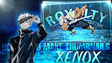 HOW TO MAKE THUMBNAILS LIKE @XenozEdit | EFFECT LIKE AFTER EFFECTS | TUTORIAL AMV/EDIT