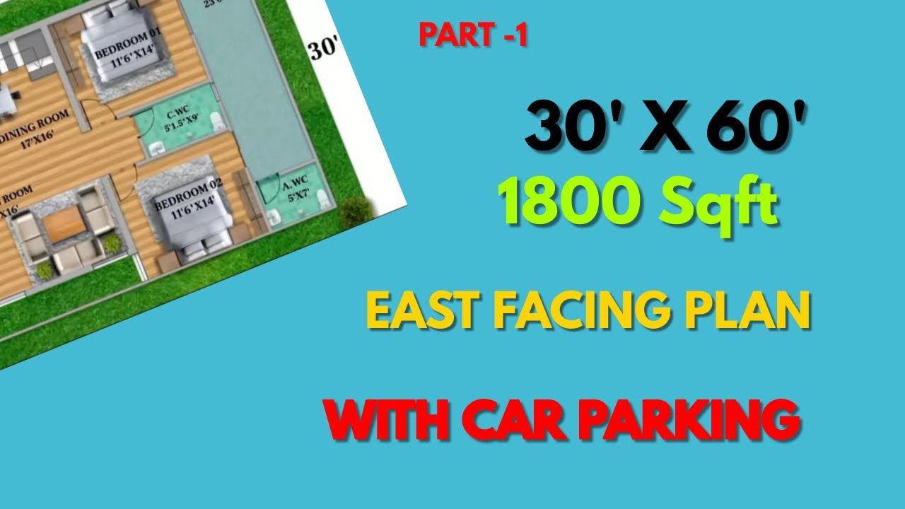 30 X 60 PART 1 1800 Sqft Home Plan YouTube 30-x-60-part-1-1800-sqft-home-plan-youtube