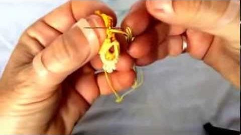 Hiding thread ends when you are finished the tatting.