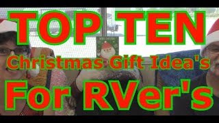 Top 10 Gift Ideas for RVers
