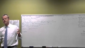 Argumentative Essay Part 2 (The Pre-Writing Process)