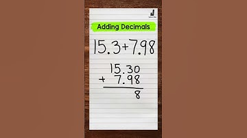 Adding Decimals | Math with Mr. J #Shorts