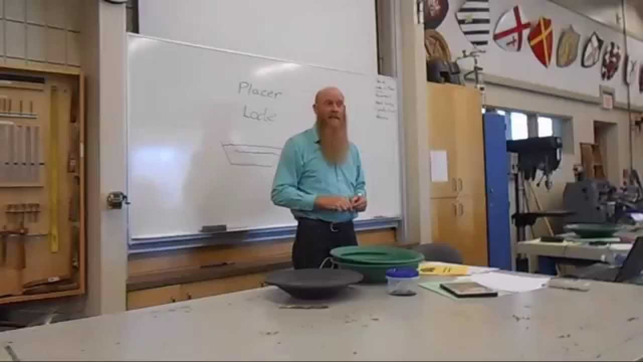 Gold mining course, Stratifying