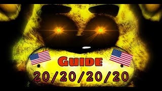 FNAF 1 GUIDE FOR 3 STARS   ✩  ✩  ✩ | English Edition