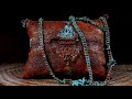 Trs beau sac  main femme ancien  restauration asmr