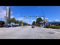 Surrey BC Canada. Driving in the City. Suburb of Vancouver.