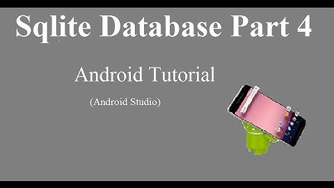 Sqlite Database part 4, Record deletion | Android Studio