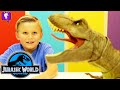 Jurassic World Dinos Toys and APP with HobbyKidsTV