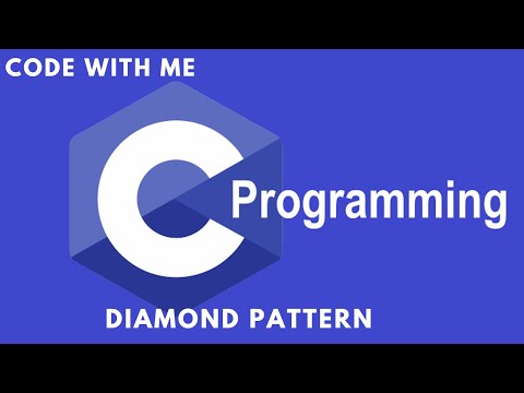 Diamond Pattern in C Language - Code With Me