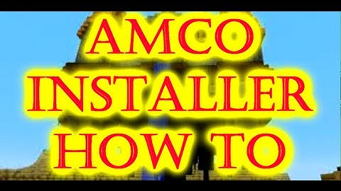 How to install AMCO modpack with NEW installer