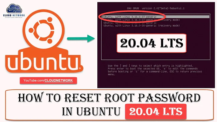 How to Reset Root/Username/Forgot Password in Ubuntu 20.04 From Both Recovery Mode and Root Shell