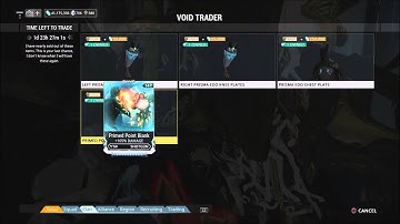 - Void Trader on Consoles (Warframe) 2/12 - 2/14