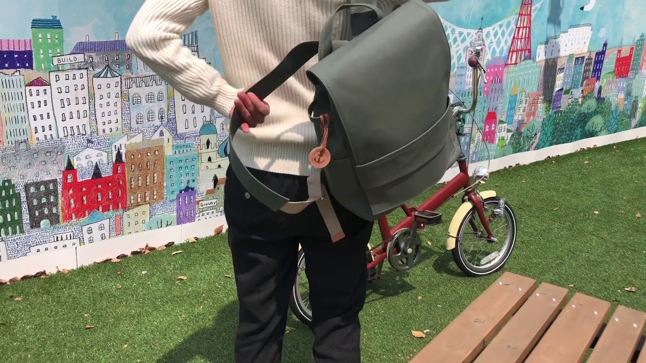 即納商品＞ loiter :ブルーグレー（高島帆布A4サイズリュック） | clueto