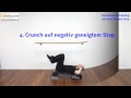 Bauchmuskeltraining effektiv mit dem Reebok Step