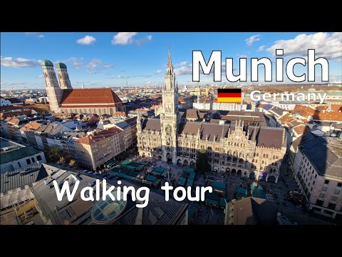Munich at Christmas walking tour — still from the video