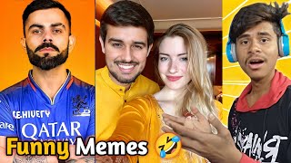 Dhruv Rathee Vs BJP Lafda | Dhruv Rathee Funny Memes | Funny Memes Virat Kohli | Cricket Funny Memes