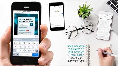 This Lean Library app helps patrons conduct research on the go!