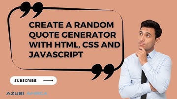 How to Create a Random Quote Generator with HTML, CSS, and JavaScript