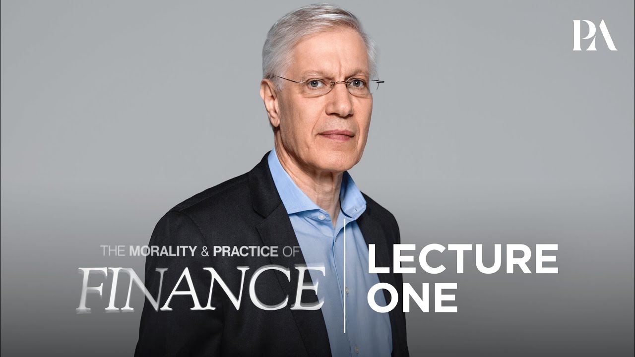 Peterson Academy | Dr. Yaron Brook | The Morality & Practice of Finance | Lecture 1 (Official)