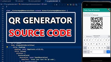 Flutter QR Code Generator With Source Code