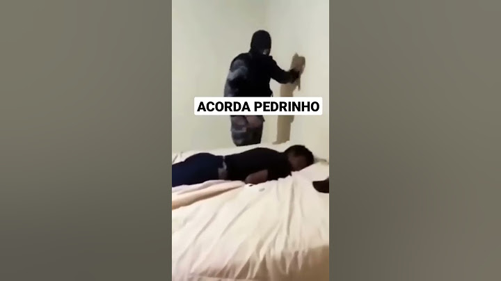 Como acorda o Pedrinho da maneira correta #memes #policia  #videoengraçado #engraçado #bandido