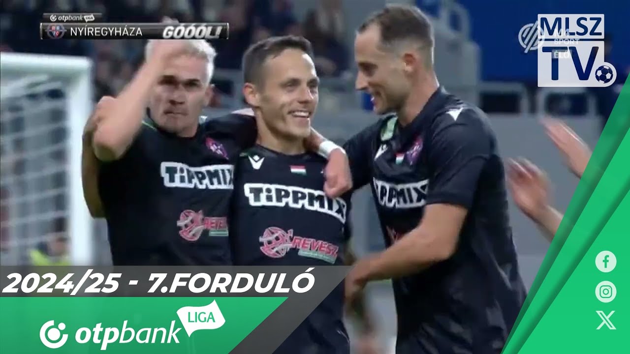 Nyíregyháza Spartacus FC - DVSC | 3-2 | (2-1) | OTP Bank Liga | 7. forduló | MLSZTV