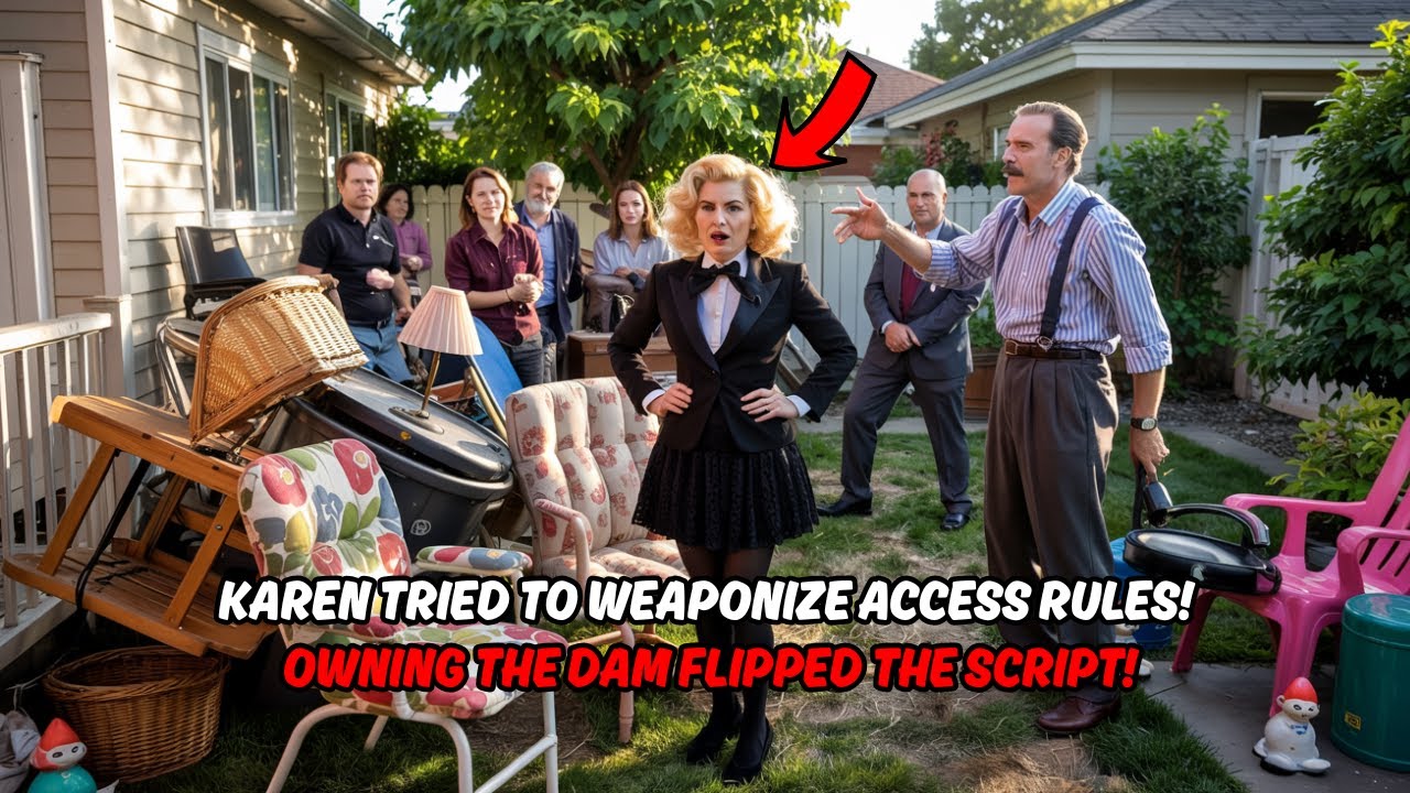 Karen Blocked My Lake Access—Too Bad I Own the Dam That Feeds It!!