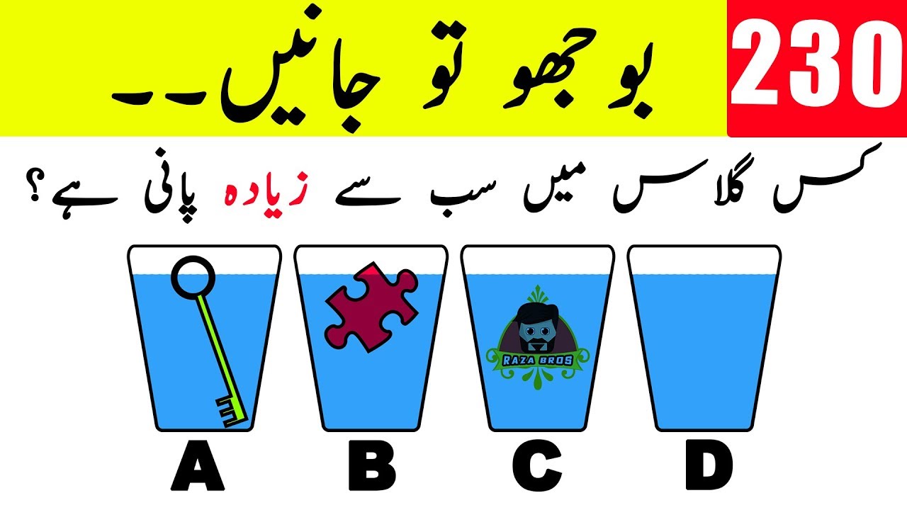 Paheliyan in Urdu with Answer 2018 Urdu Riddles New