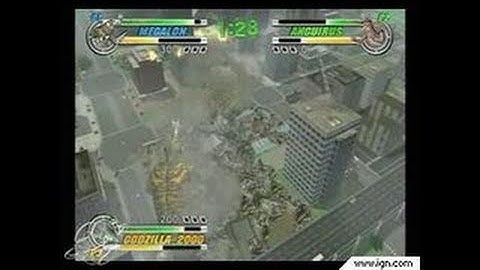 Godzilla: Destroy All Monsters Melee GameCube Gameplay -