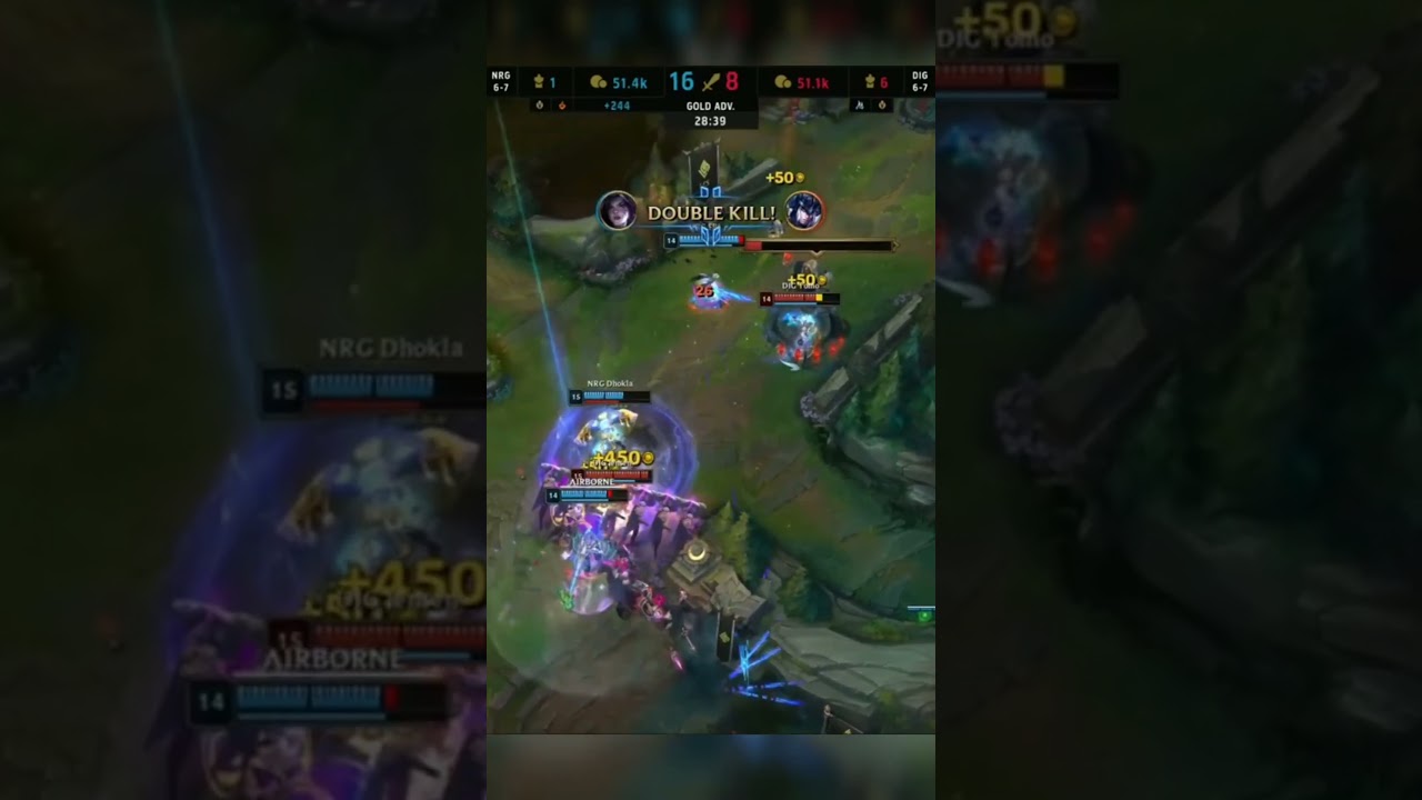 LCS NRG FBI Quadra kill Kai'sa (NRG vs DIG) 
