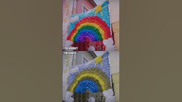 How do those with colour blindness perceive the Festa dos Tabuleiros?#Shorts#ColourBlind#ColorBlind