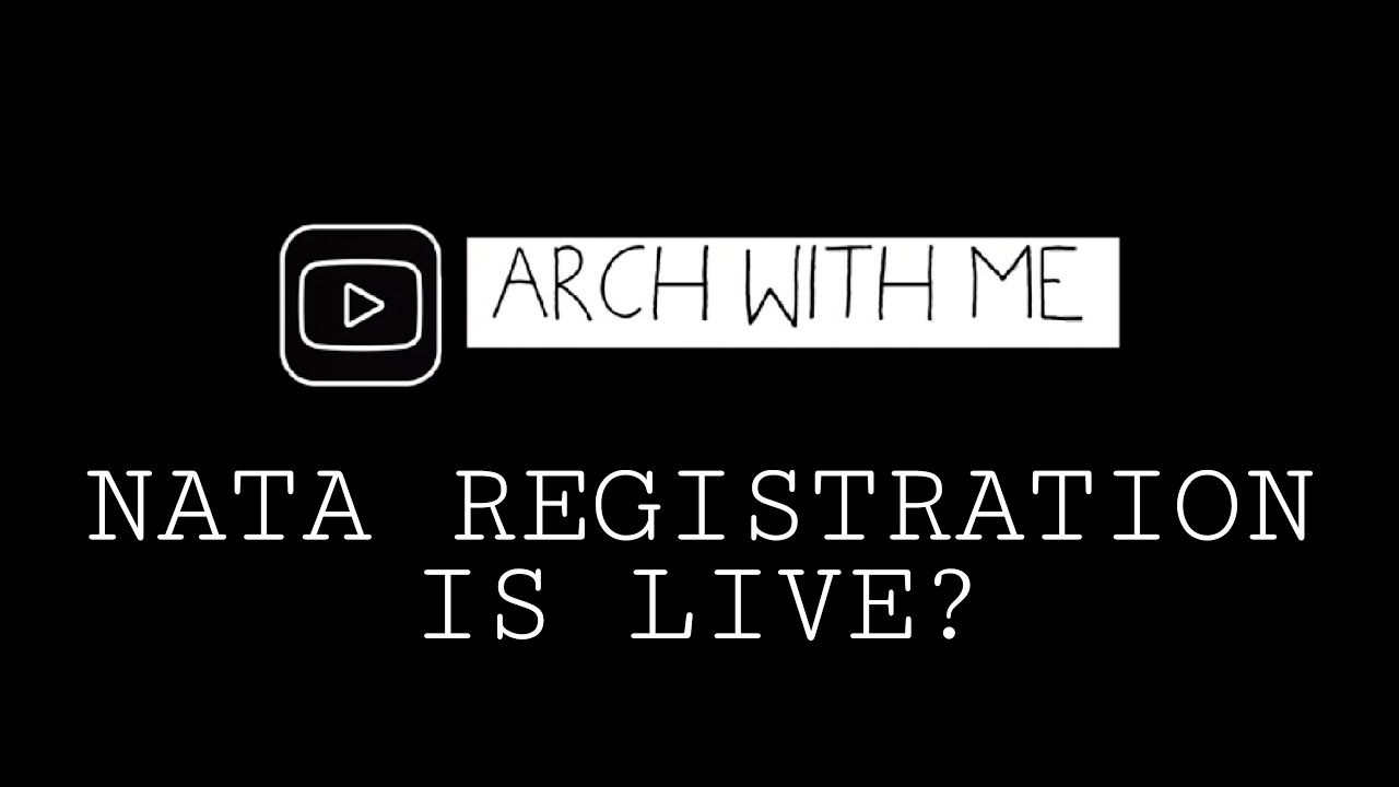 NATA exam registration?