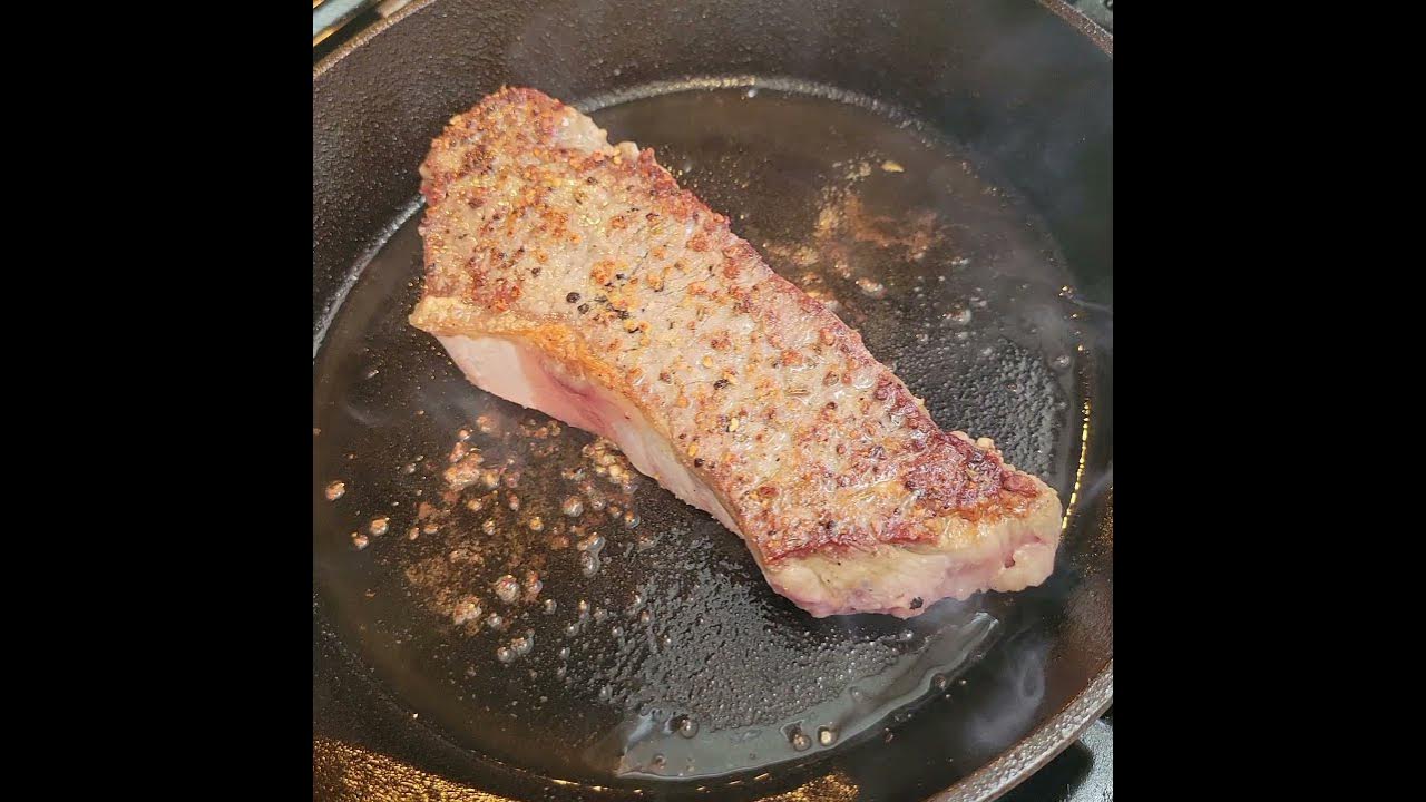ASMR steak sizzle sizzle